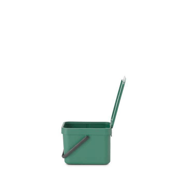 Ведро для мусора Sort&Go 6л Brabantia Темно-зеленое