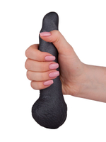 Чёрная насадка на пояс харнесс BLACK BENT 2 - 19,5 см. (Цвет: черный)