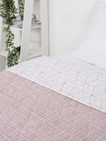 Покрывало на кровать, стеганое, поплин с размерами 215х220