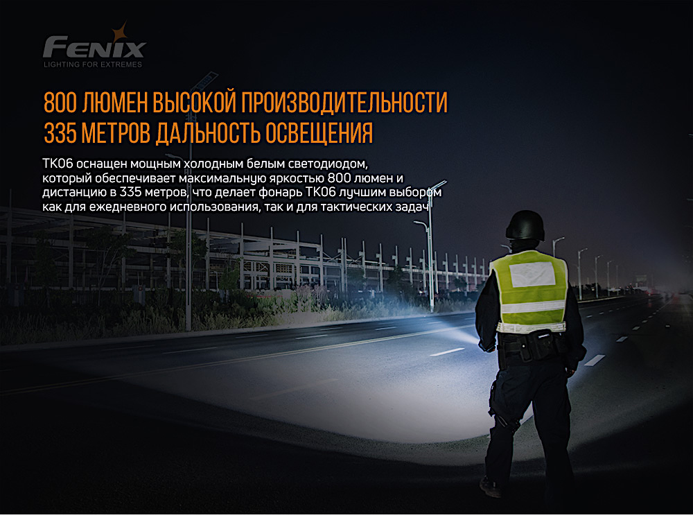 Фонарь Fenix TK06 Cree SST20 L4