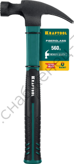 KRAFTOOL Fiberglass 560 г, Столярный молоток-гвоздодёр (20265-56)