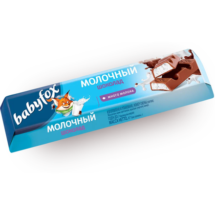 Шоколад молочный Baby Fox 45 гр