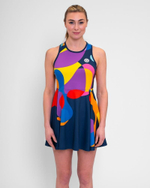 ОДЕЖДА ДЛЯ ТЕННИСА Женская, Платье BIDI BADU TWIGGY DRESS .