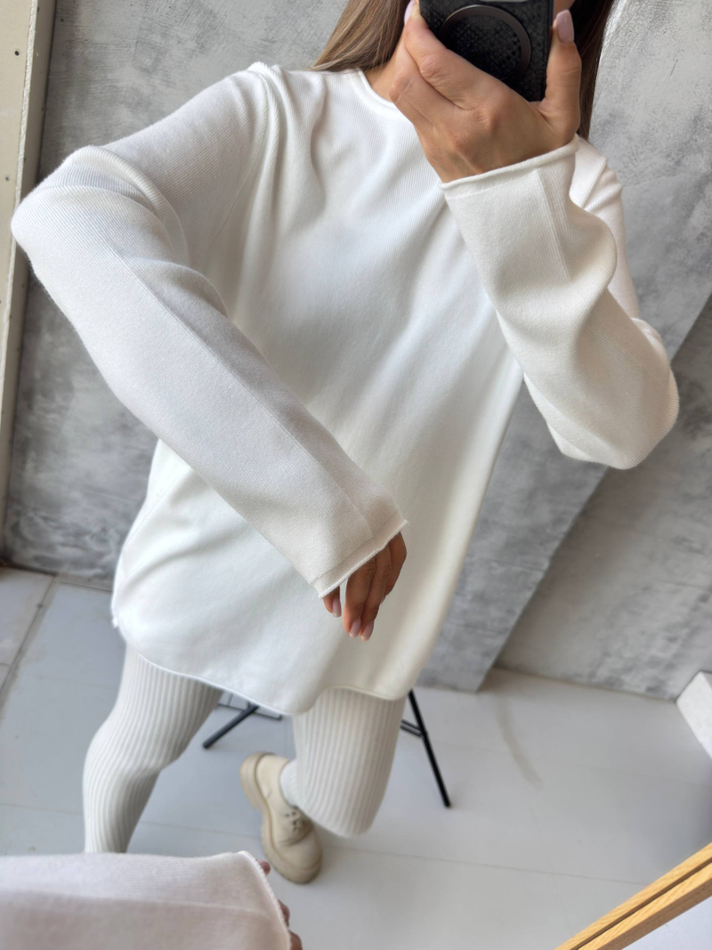 Свитер женский арт. 8010 цвет "молочный"