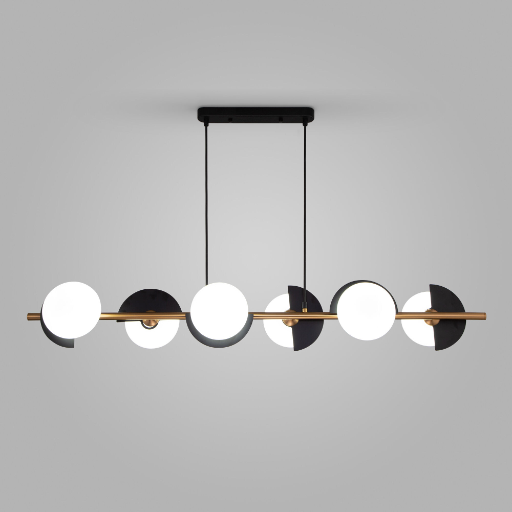 Подвесной светильник Eurosvet Moity 70149/6 черный/латунь