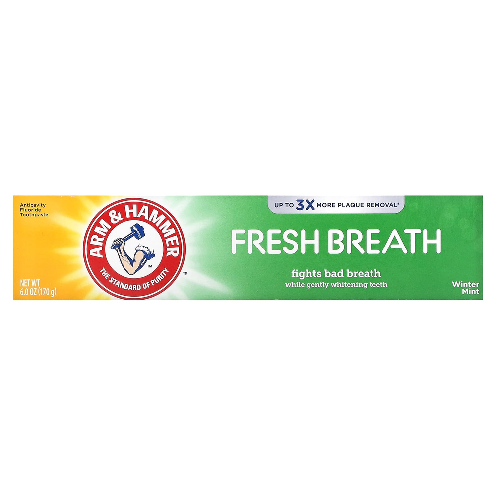 Arm & Hammer, AdvanceWhite, Зубная паста, освежающая дыхание, зимняя мята, 6,0 унций (170 г)