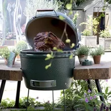 Керамический гриль Big Green Egg 2XL (самый большой) на модульной подставке, 73 см