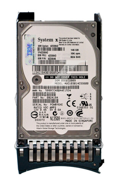 Жесткий диск IBM 146GB 2.5" 10K SAS 6G 44W2200