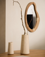 Selem Зеркало в деревянной раме с натуральной отделкой 68 x 44 см