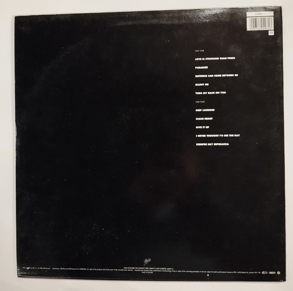 Винтажная виниловая пластинка LP Sade Stronger Than Pride (UK 1988)