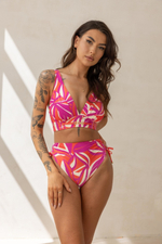 Плавки Kris Line Twist бразилиана High Waist (мульти)