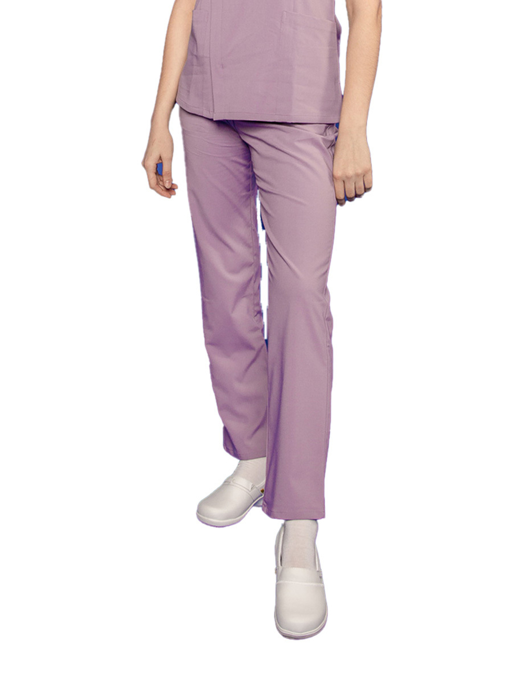 Брюки медицинские женские Pulse R122 с эластичным поясом, коралловый, 50