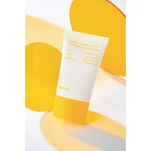 Celimax Крем солнцезащитный выравнивающий - Pore+dark spot brightening care SPF50+PA++++, 50мл