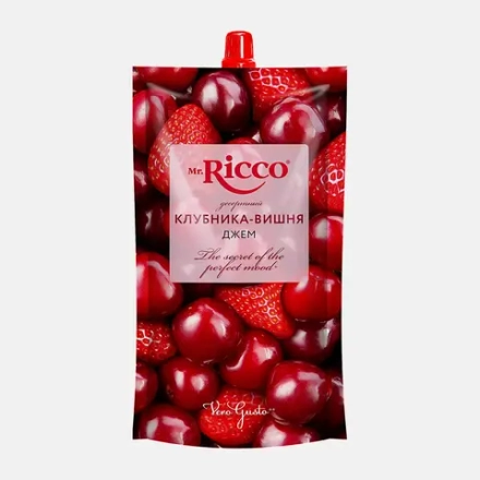 Джем Mr. Ricco Клубника-вишня 300г