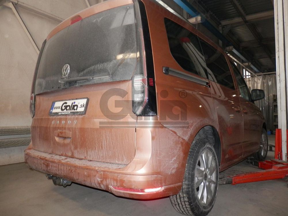 Фаркоп оцинкованный Galia V090A для Volkswagen Caddy 2020-(паспорт и сертификат в комплекте)(без электрики)