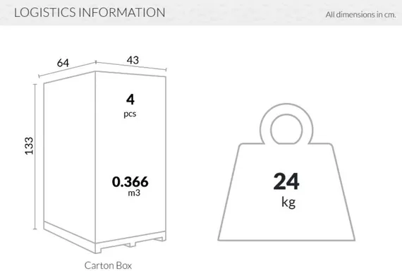 Барный стул Jamaica белый