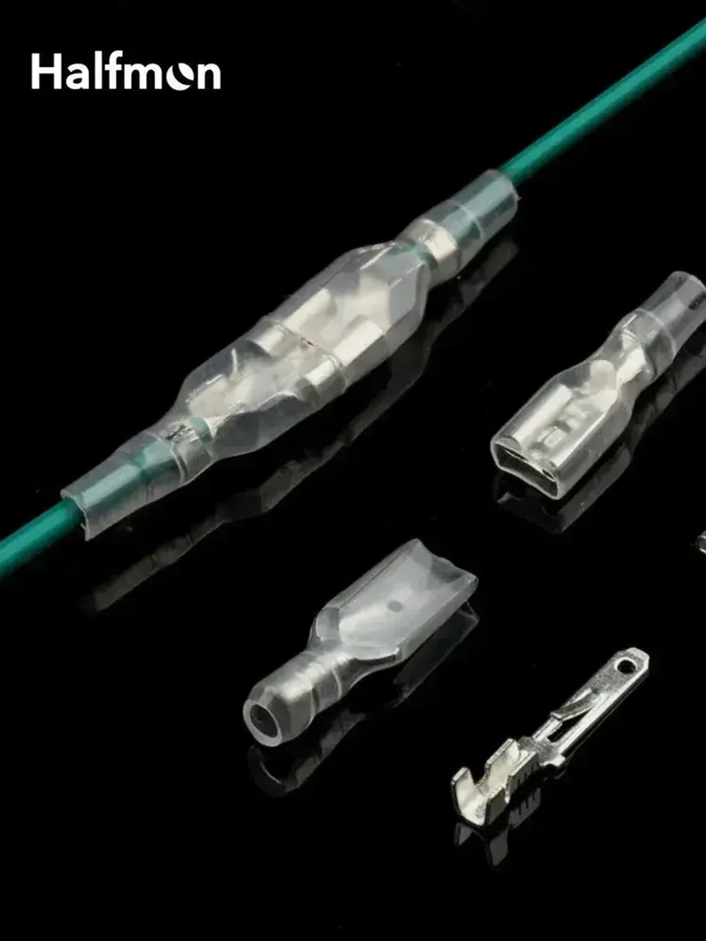 Клеммы обжимные для проводов набор 270 шт Кабельный наконечник колодка клеммная