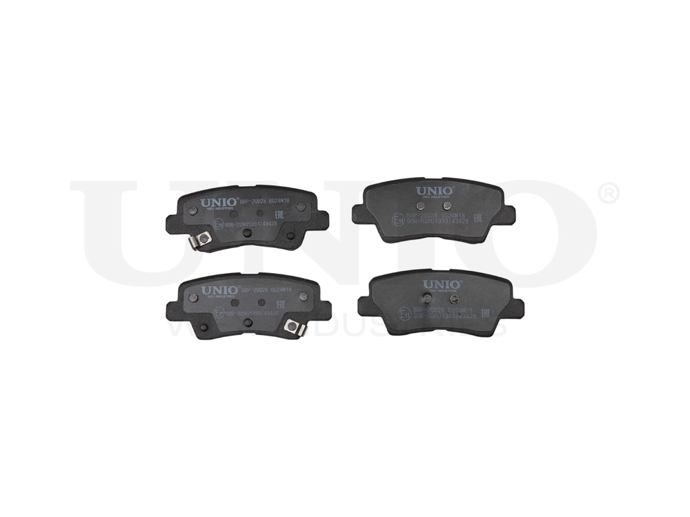 Колодки тормозные диск. задние UNIO BRP-20028