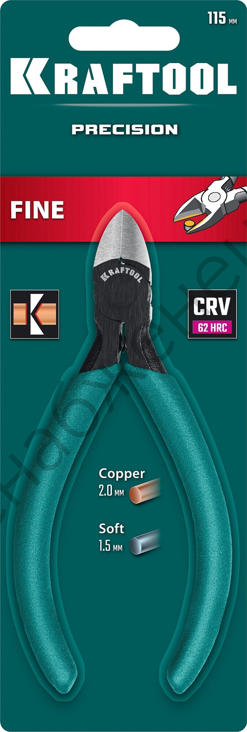 KRAFTOOL Kraft Mini чистый рез 115 мм, Прецизионные бокорезы (220017-6-11)