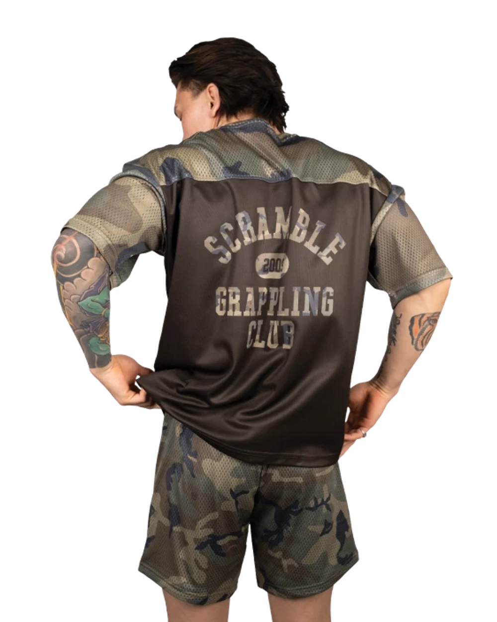 Тренировочная футболка Scramble – WOODLAND CAMO
