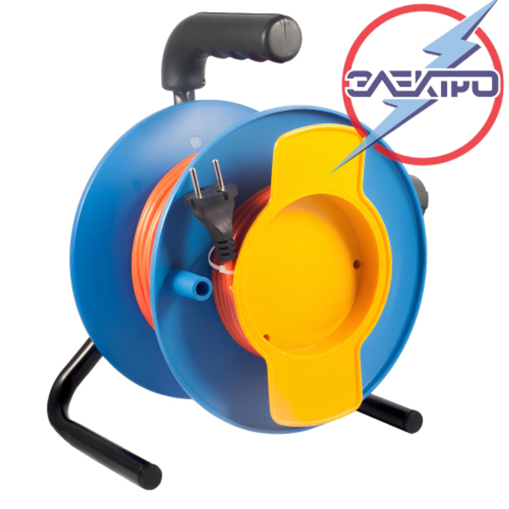 Катушка (удлинитель) 2х0,75 дл. 20м газон Электро 0689