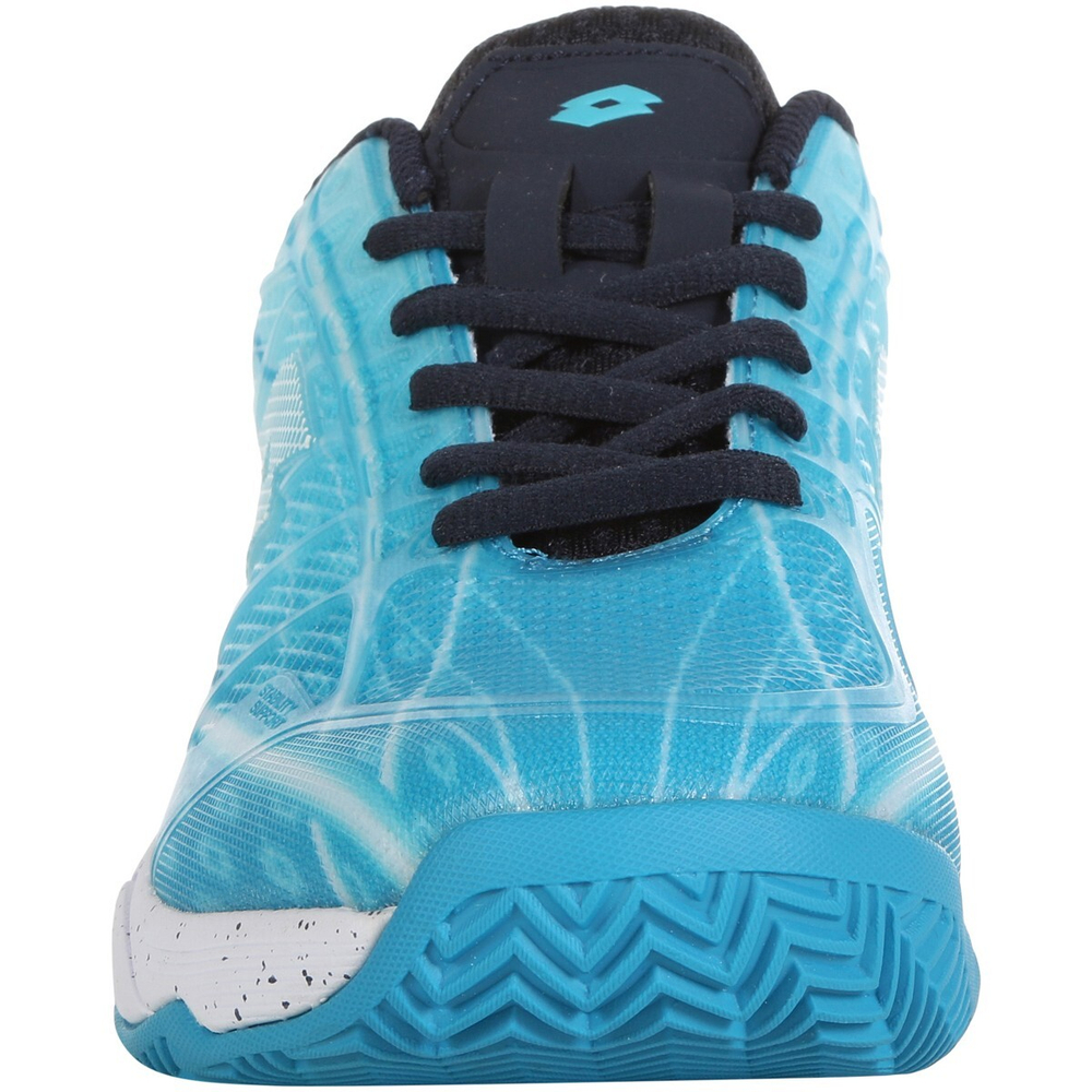Женские теннисные кроссовки Lotto Mirage 300 Clay W - blue bay/all white/navy blue