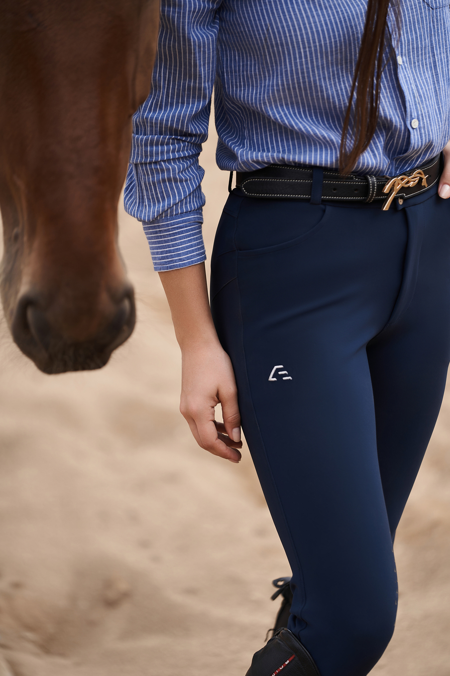 BREECHES ICONIC FULL GRIP NAVY