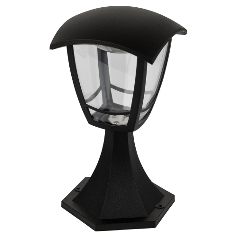 Садово-парковый светильник ЭРА «Валенсия» ДТУ 07-8-001 черный 4-гранный напольный IP44 светодиодный 8Вт 3000K | Садово-парковые светильники