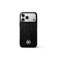 Чехол для iPhone 17 - Натуральная кожа с тиснением под крокодила