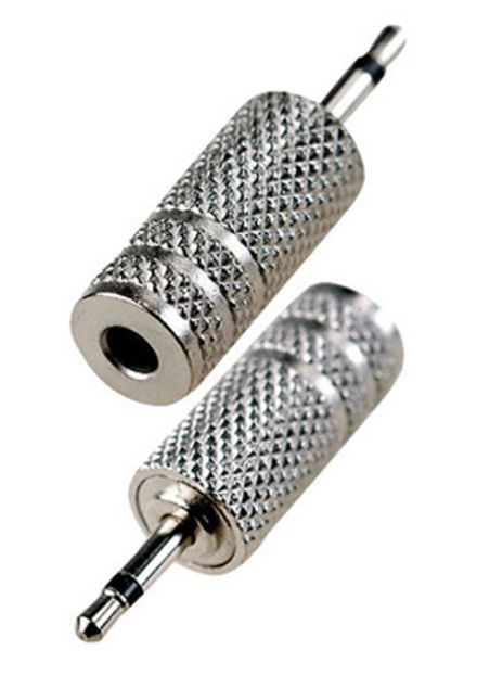 Переход 3.5мм "шт" стерео - 2.5 "гн" стерео металл