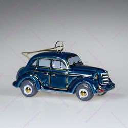 Фарфоровая ёлочная игрушка Автомобиль 01