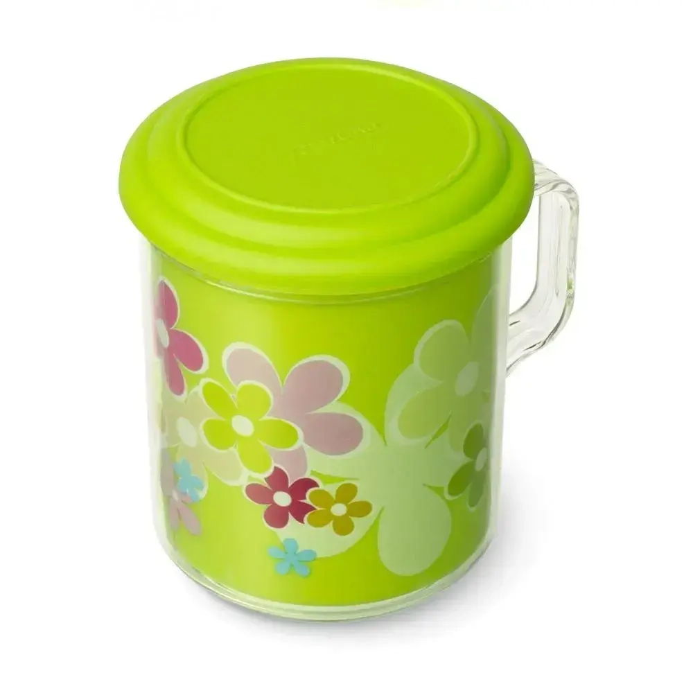 Термокружка Цветы 0,4л с крышкой С549К (комплект 19 шт)