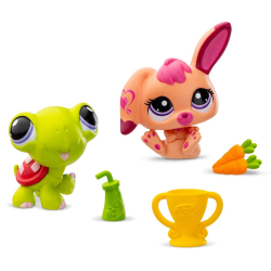 Littlest Pet Shop - Черепаха и Розовый Кролик 2-PAK Два животных + аксессуары LPS00620