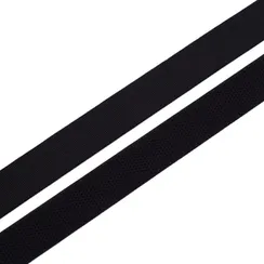 Резинка широкая, серо-черная 25 мм, Германия