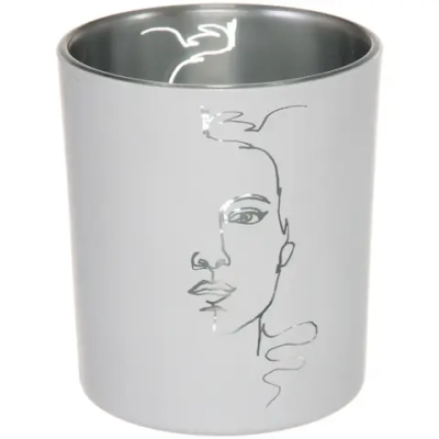 Подсвечник «Нежный силуэт» 8,5*10 см, Белый