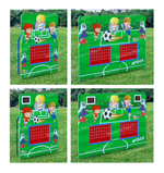 Уличный спортивный соревновательный модуль Футбол цветной