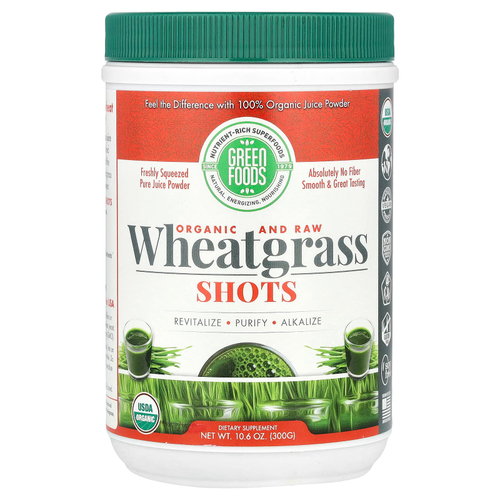 Green Foods, Органические сырые ростки пшеницы, 300 г (10,6 унции)