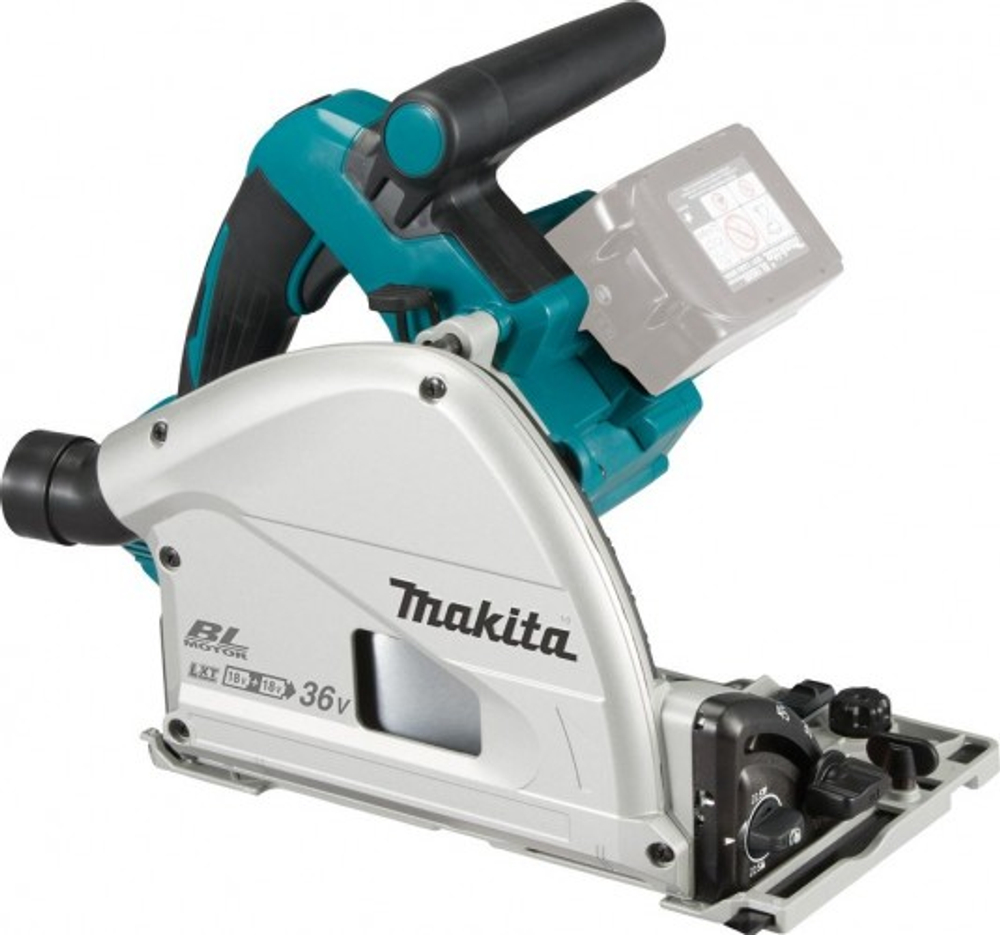 Пила циркулярная аккумуляторная MAKITA DSP 600 Z с бесщеточным двигателем, без АКБ и ЗУ DSP600Z