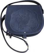 Ягдташ малый (черный, кожа)