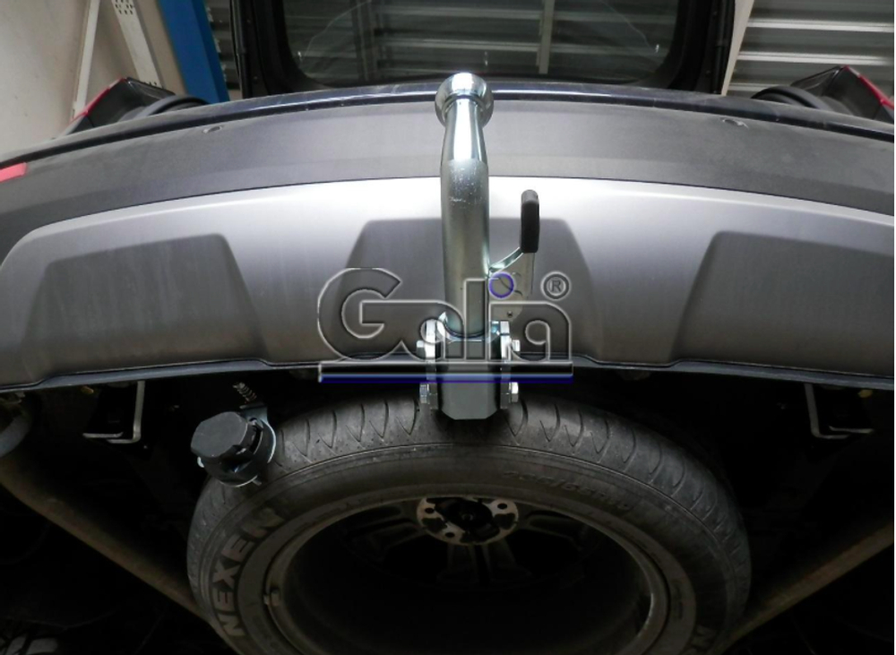 Фаркоп оцинкованный Galia H094A для Hyundai Grand Santa Fe 2013(паспорт и сертификат в комплекте)(без электрики)