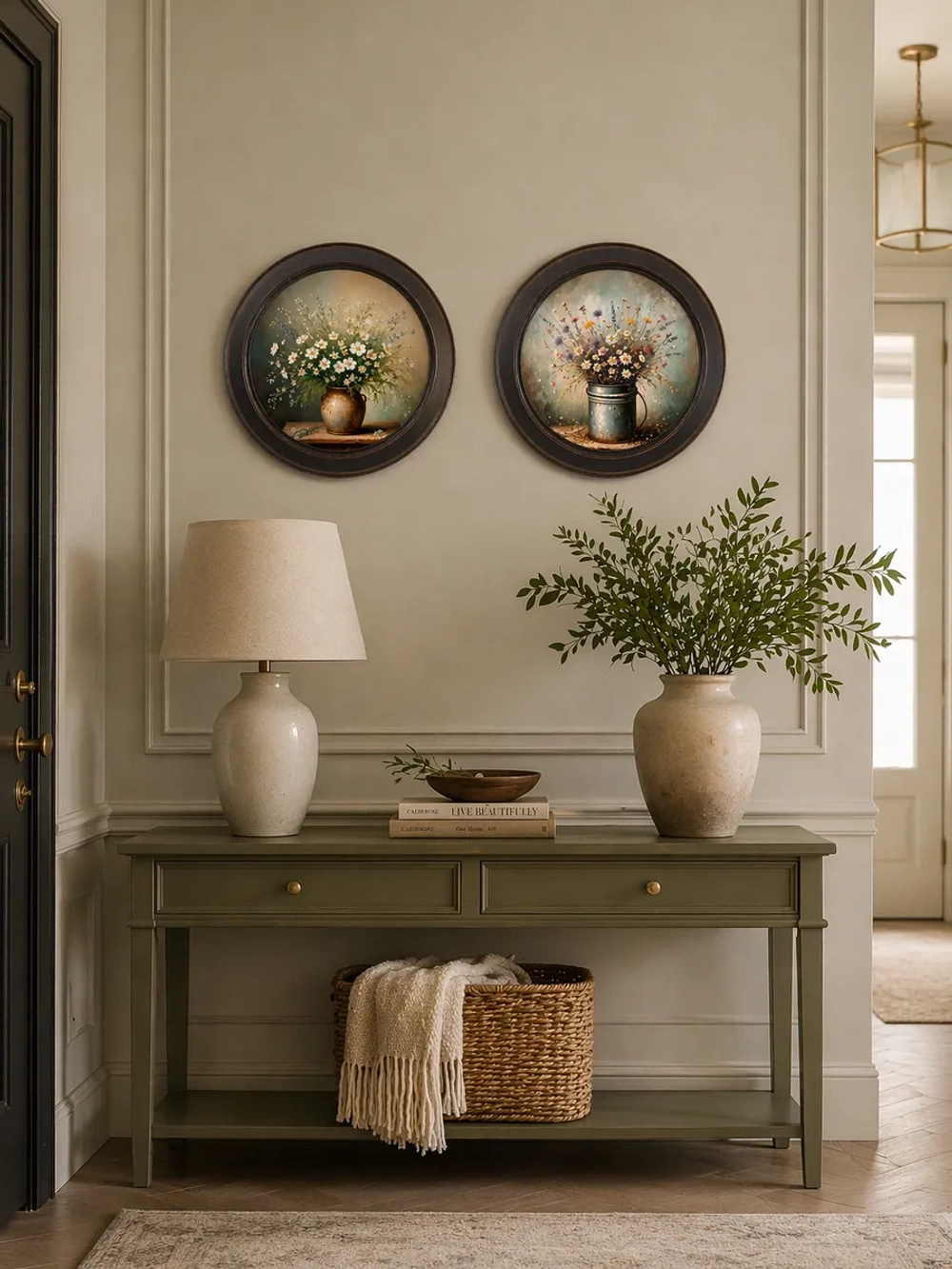 Картина на стену для интерьера в раме на холсте 37 см