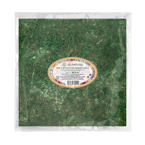Заготовка для творчества Лист из нат. Мха 40 см BKM-40 (25790965922)