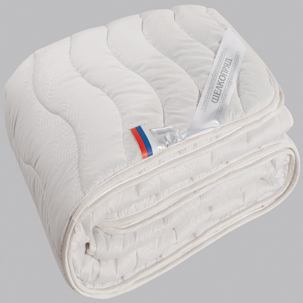 Одеяло "РУ. ШЕЛКОПРЯД" Лавртекс, стандарт, плотность 300 г/м2, микрофайбер, Россия.