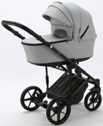Детская коляска Adamex Zico Deluxe 2 в 1 Z-SA03 СВ.СЕР. КОЖА