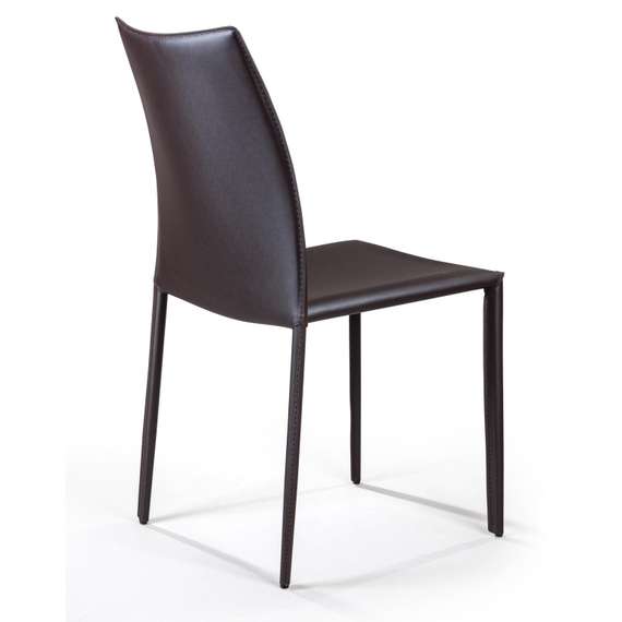 Стул Rolf темно-коричневая кожа