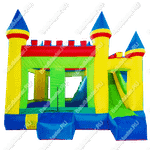 Батут для дачи "Солнечный замок" размер 4,1*3,8*4,1 м