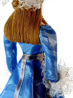 Кукла фарфоровая Дама с тростью