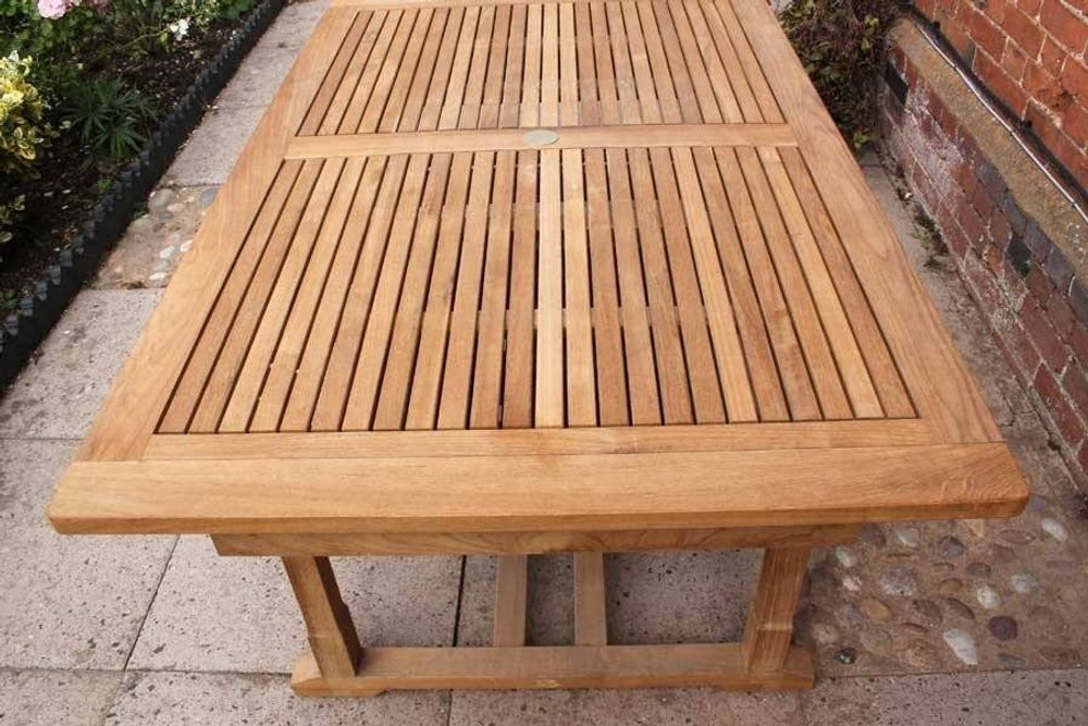 Neapel-Lerum 12, комплект обеденной мебели натуральный, тик