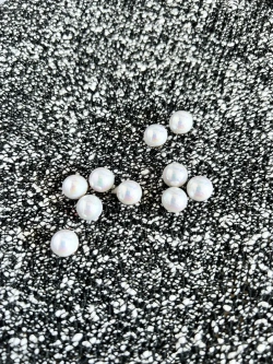 Декоративные пуговицы Жемчужина круглая 10