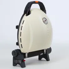 Портативный газовый гриль O-Grill 900MT bicolor black-cream + адаптер А, 1 горелка